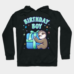 Birthday Boy Sloth Theme Hoodie